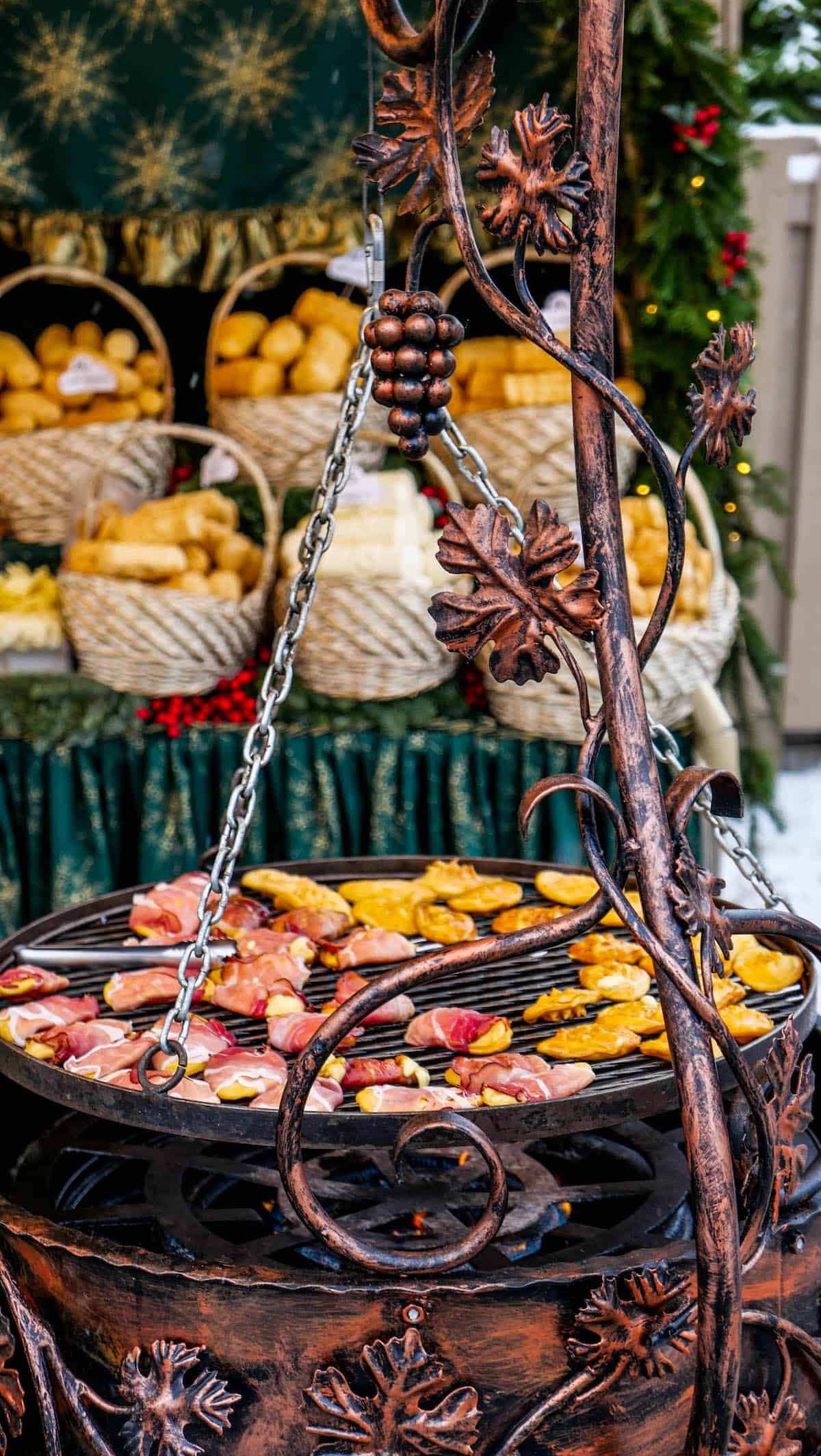 A large platter of Country Style Ribs and Polish food on a table.